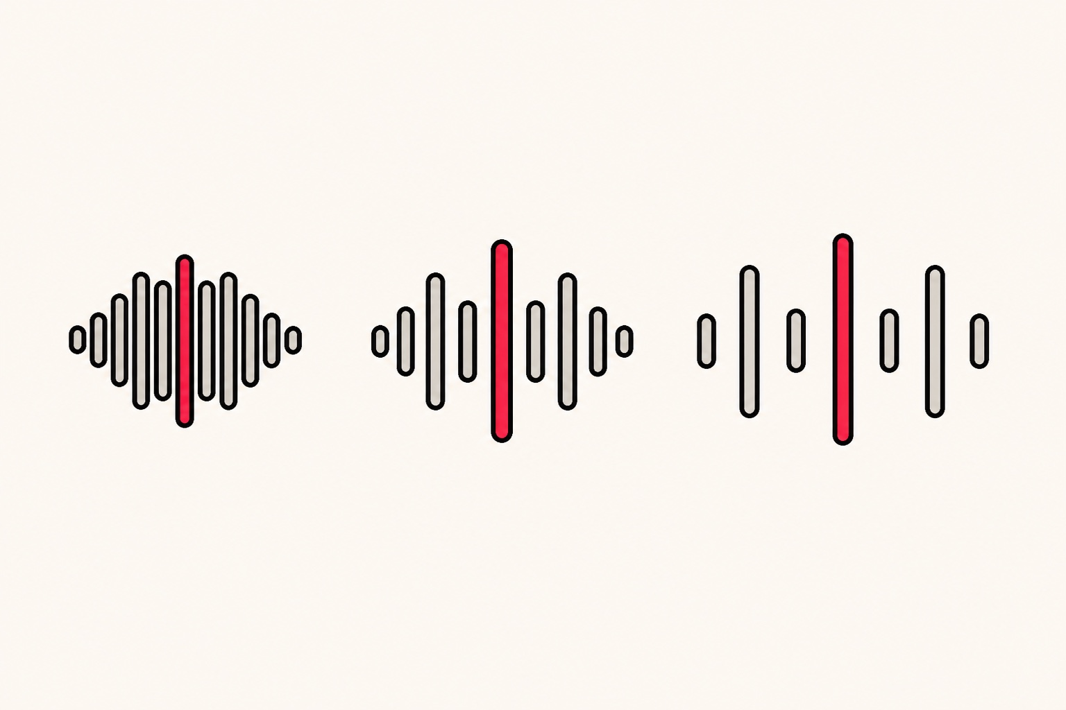A warm narration voice and a brisk voice compared at different speeds