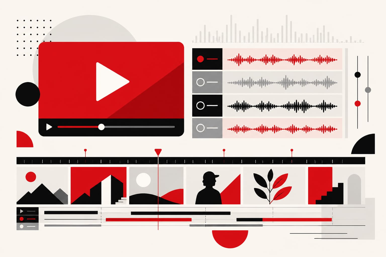 Flujo confiable para narraciones largas en YouTube